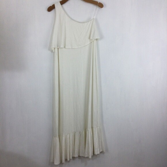 Rachael Pally Harmony One-Shoulder Sleeveless Dress White Size Small NWT - Picture 5 of 6